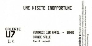 阅读更多关于这篇文章 Une visite inopportune dans un théâtre inopportun