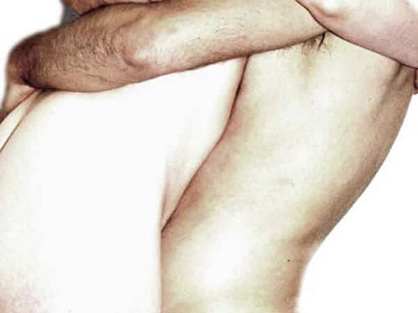 Abrazando nuestros cuerpos desnudos | Valérie Brancq y David Noir | Foto © Brézide Gruyer