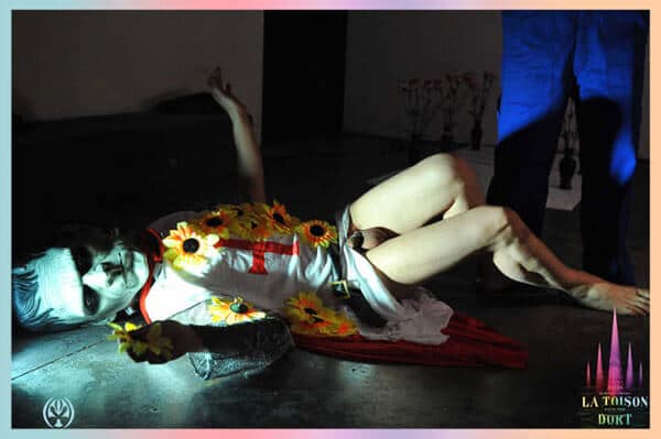 David Noir | Frankenstein templar struck down | The hope in the intelligence of the creator suddenly put down | The Fleece sleeps | Photo © Karine Lhémon | The Generator