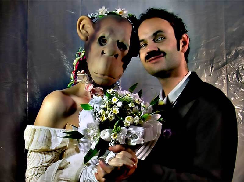 Any Tingay和Philippe Savoir的婚礼|"动物规范"|微电影|Creature Definitives|David Noir|屏幕截图©David Noir