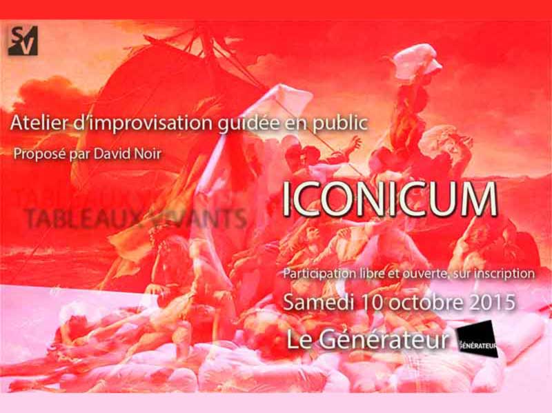 Сцена Scène Vivante | "Iconicum" | Флаер © David Noir