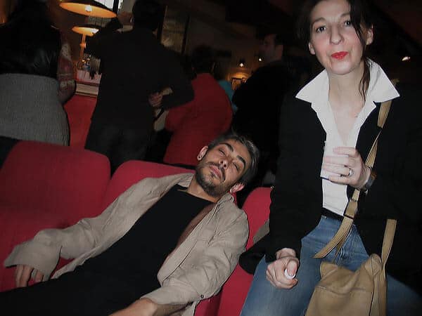 David Noir et Any Tingay | Gode Blesse Me | Une sodomie en place publique | Photo © Valérie Brancq | 2004