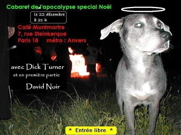 Flyer du Cabaret de l'apocalypse | Visuel © Dick Turner